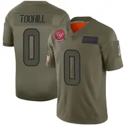 Camo Men's Casey Toohill Houston Texans Limited 2019 Salute to Service Jersey