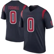 Navy Youth Casey Toohill Houston Texans Legend Color Rush Jersey