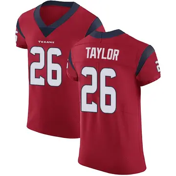 Red Men's J.J. Taylor Houston Texans Elite Alternate Vapor Untouchable Jersey