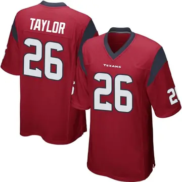 Red Men's J.J. Taylor Houston Texans Game Alternate Jersey