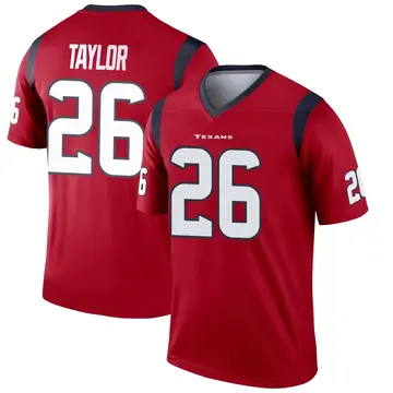 Red Men's J.J. Taylor Houston Texans Legend Jersey