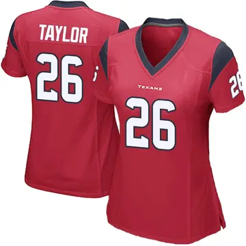Red Women's J.J. Taylor Houston Texans Game Alternate Jersey