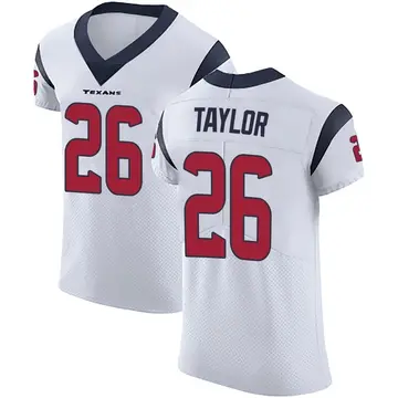 White Men's J.J. Taylor Houston Texans Elite Vapor Untouchable Jersey