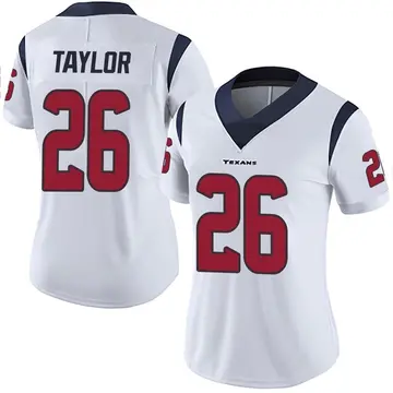 White Women's J.J. Taylor Houston Texans Limited Vapor Untouchable Jersey