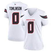 White Women's Laken Tomlinson Houston Texans Game Jersey